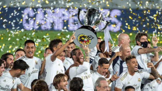 Real Madrid juara LaLiga musim 2019/20