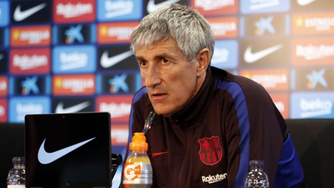 Pelatih Barcelona, Quique Setien