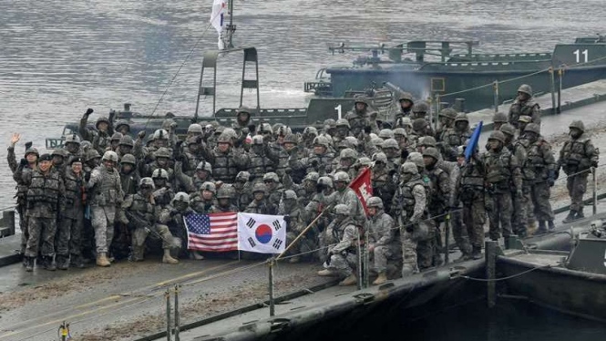 VIVA Militer: Pasukan Amerika Serikat (AS) di Korea Selatan (Korsel)