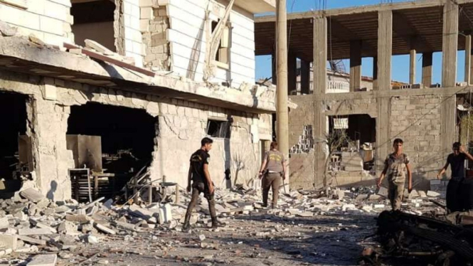 VIVA Militer: Serangan bom di kota Azaz, Suriah