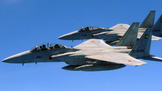 VIVA Militer: Jet tempur Angkatan Udara Tentara Bela Diri Jepang, F-15J