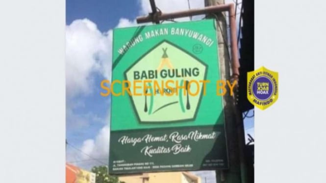 Hoax restoran halal jual babi guling