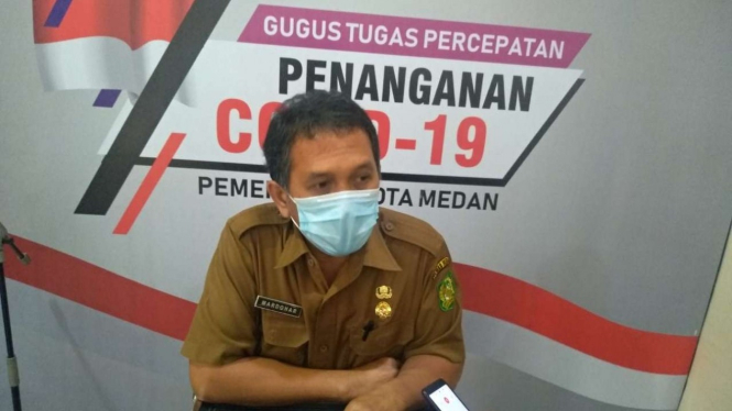 Juru Bicara GTPP COVID-19 Kota Medan, Mardohar Tambunan.