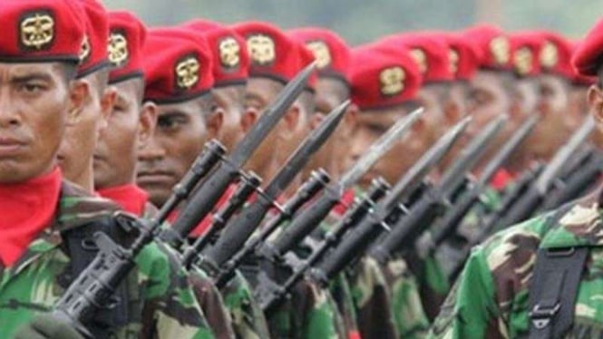 VIVA Militer: Prajurit Komando Pasukan Khusus (Kopassus) TNI Angkatan Darat