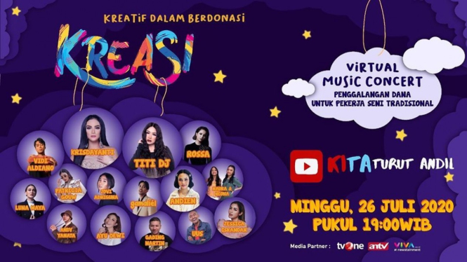 Virtual music concert Kreasi
