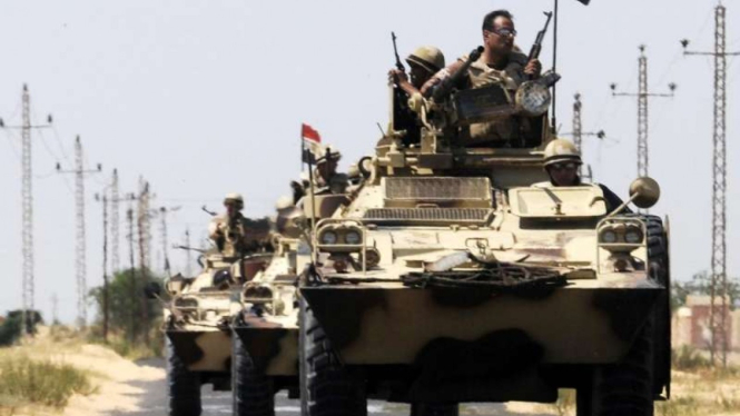 VIVA Militer: Kendaraan lapis baja Angkatan Bersenjata Mesir (EAF)
