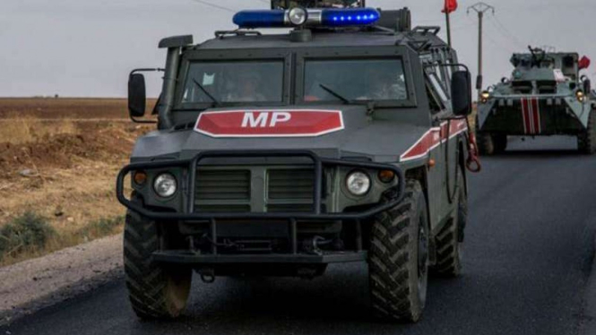 VIVA Militer: Konvoy kendaraan militer Rusia di Suriah