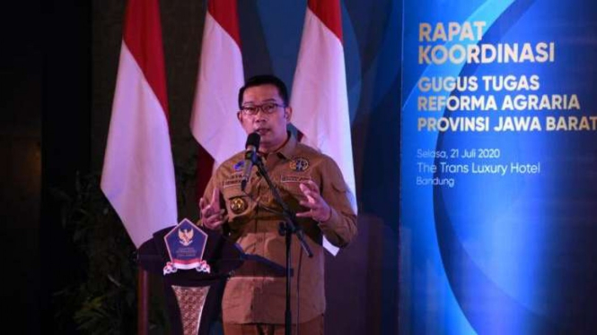 Gubernur Jawa Barat, Ridwan Kamil.