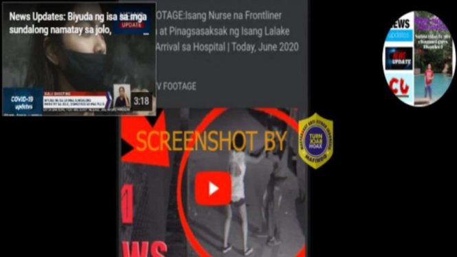 Hoax video perawat diperkosa dan ditikam di jalan
