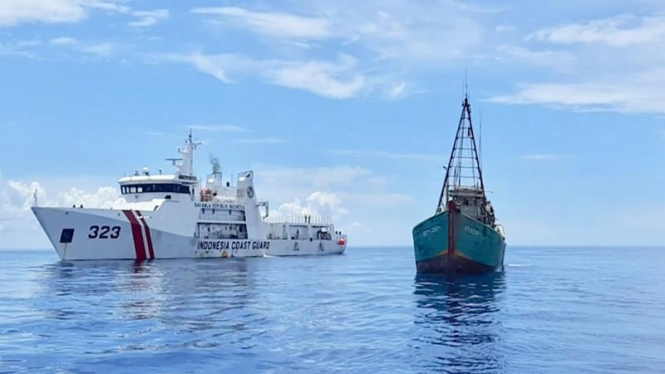 Kapal asing Vietnam ditangkap mencuri ikan di Laut Natuna