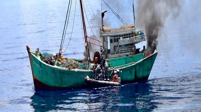 Kapal asing Vietnam ditangkap mencuri ikan di Laut Natuna