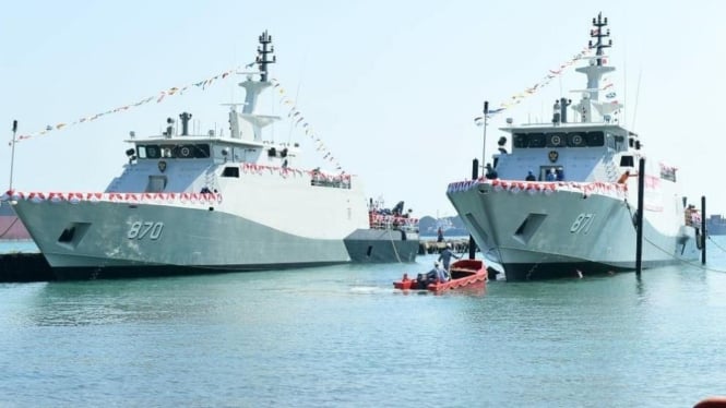 VIVA Militer: KSAL Meresmikan Dua Kapal Perang Baru TNI AL