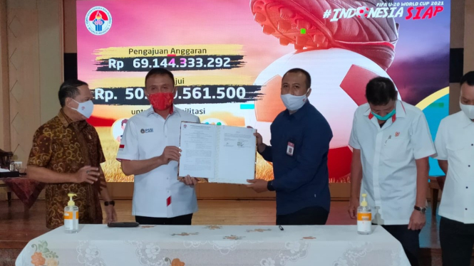 PSSI dan Kemenpora menandatangani fasilitas pelatnas Timnas U-19 
