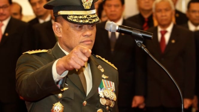 VIVA Militer: Jenderal TNI Gatot Nurmantyo saat masih menjabat Panglima TNI