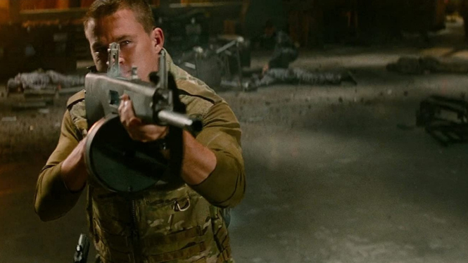 Channing Tatum dalam film G.I Joe: Rise of the Cobra. 