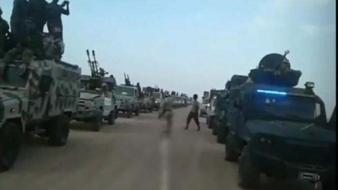 VIVA Militer: Tentara bayaran memasuki Kota Sirte, Libya.