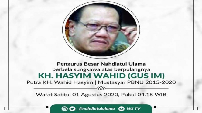 Gus Im, adik kandung Gus Dur Meninggal Dunia