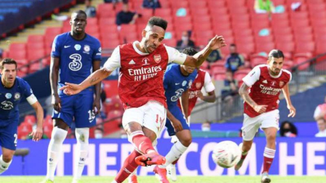 Striker Arsenal, Pierre-Emerick Aubameyang