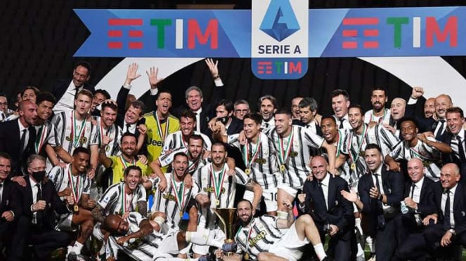 Juventus merebut Scudetto Serie A musim 2019/20.