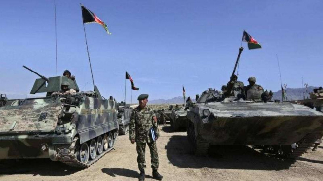 VIVA Militer: Kendaraan lapis baja Angkatan Bersenjata Afghanistan