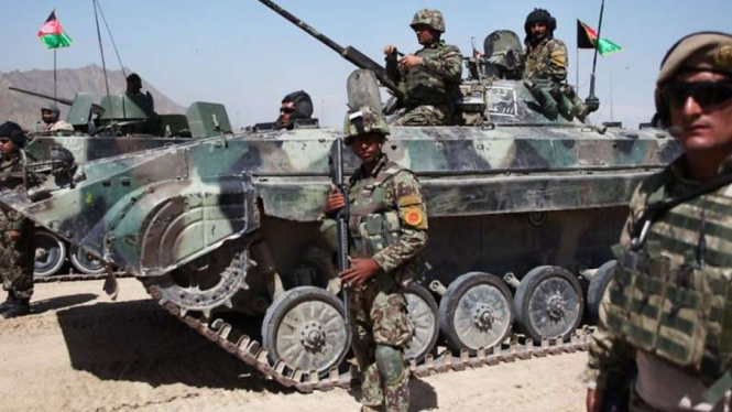 VIVA Militer: Kendaraan lapis baja Angkatan Bersenjata Afghanistan