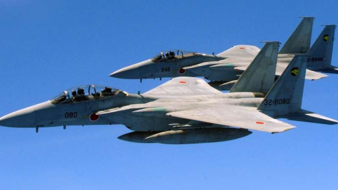 VIVA Militer: Jet tempur F-15J Angkatan Udara Jepang