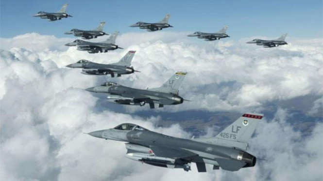 VIVA Militer: Pesawat Tempur F-16 Fighting Falcon