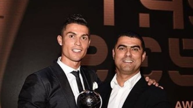 Cristiano Ronaldo dan sang kakak, Hugo Aveiro.