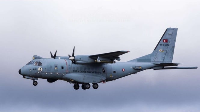 VIVA Militer: Pesawat CN235-220 Milik Militer Angkatan Udara Turkey