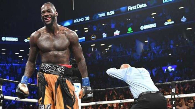 Mantan juara dunia kelas berat WBC, Deontay Wilder