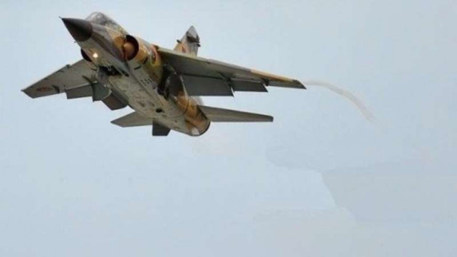 VIVA Militer: Jet tempur Mirage F-1 Tentara Nasional Libya (LNA) 