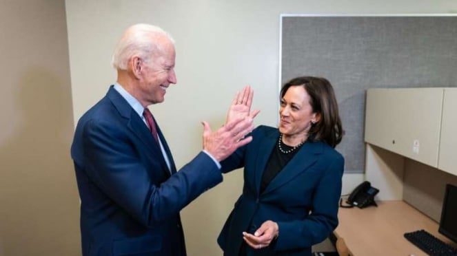 Joe Biden e Kamala Harris.