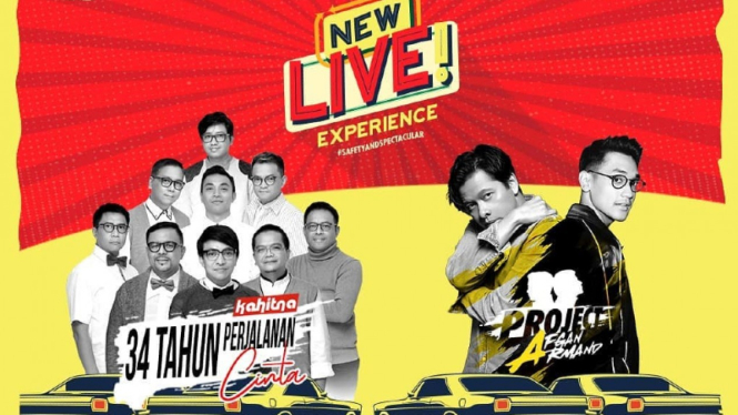 Konser Drive-In Hadirkan Kahitna, Afgan dan Armand Maulana