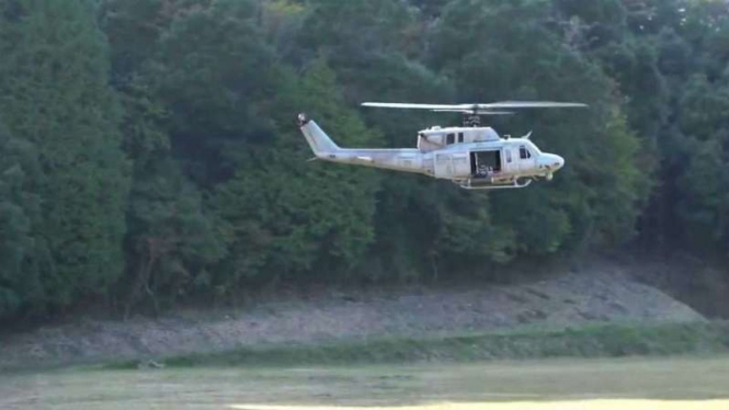 VIVA Militer: Helikopter Bell UN-1N Twin Huey Angkatan Udara AS