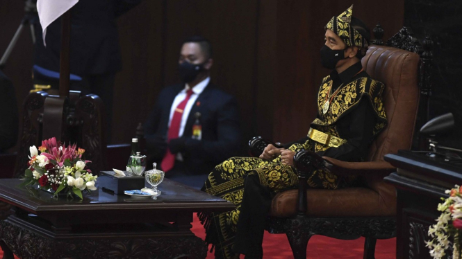 Presiden Jokowi di Sidang Tahunan MPR 2020