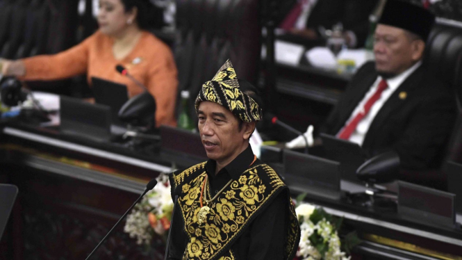 Pidato Presiden Jokowi di Sidang Tahunan MPR 2020