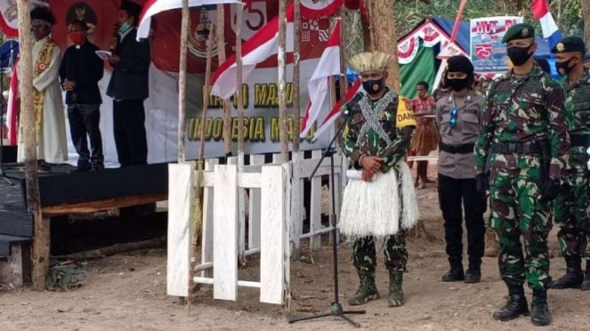 VIVA Militer : Memperingati HUT Kemerdekaan RI ke-75 di daerah konflik Papua