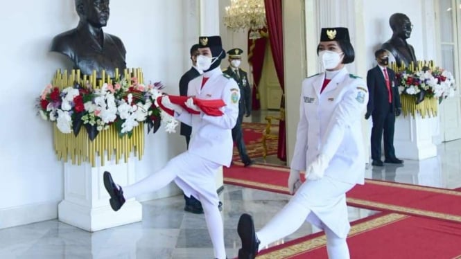 Paskibraka asal Aceh ditunjuk jadi pembawa bendera merah putih di Istana.