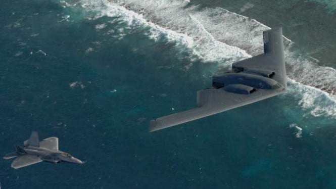 VIVA Militer: Pesawat pembom B-2 Spirit militer Amerika Serikat (AS)