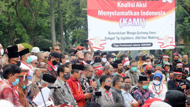 Deklarasi KAMI di Lapangan Tugu Proklamasi