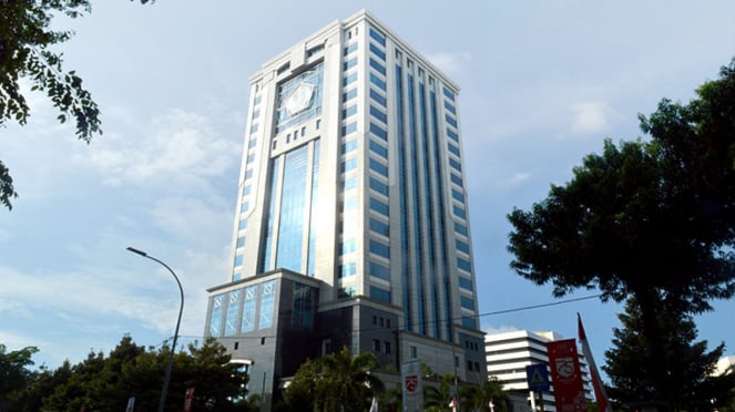 El edificio del Ministerio de Finanzas de la República de Indonesia.