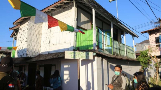 Rumah lahir Bung Karno di Jalan Peneleh, Kecamatan Gubeng, Kota Surabaya