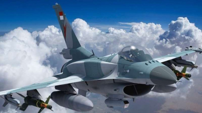 VIVA Militer: Jet tempur F-16 Fighting Falcon TNI Angkatan Udara