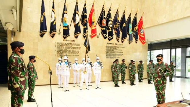 VIVA Militer : Kasal Lantik Laksma TNI Edwin jadi Komandan Puspenerbal