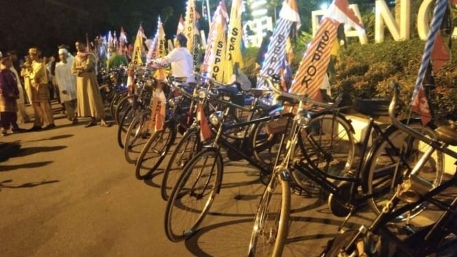 Puluhan sepeda ontel ramaikan tahun baru hijriah di Pontianak