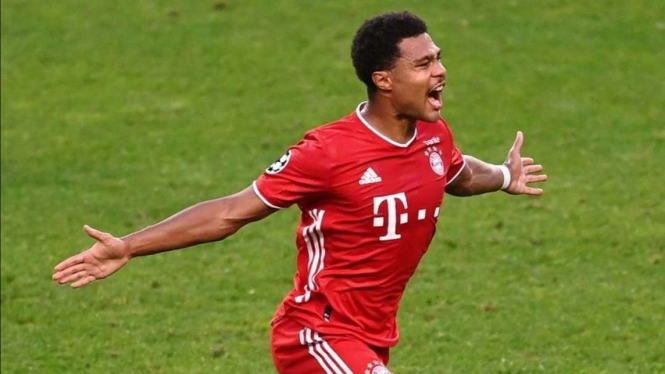 Pemain Bayern Munich, Serge Gnabry. 