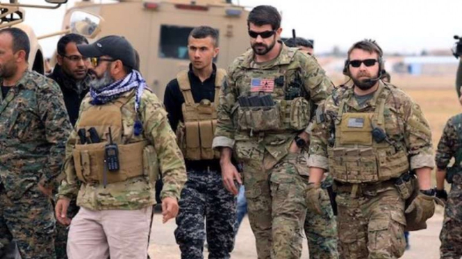 VIVA Militer: Pasukan militer Amerika Serikat (US Armed Forces) di Suriah