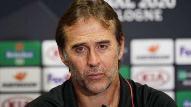 Pelatih Sevilla, Julen Lopetegui.