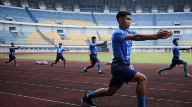 Latihan Persib Bandung.