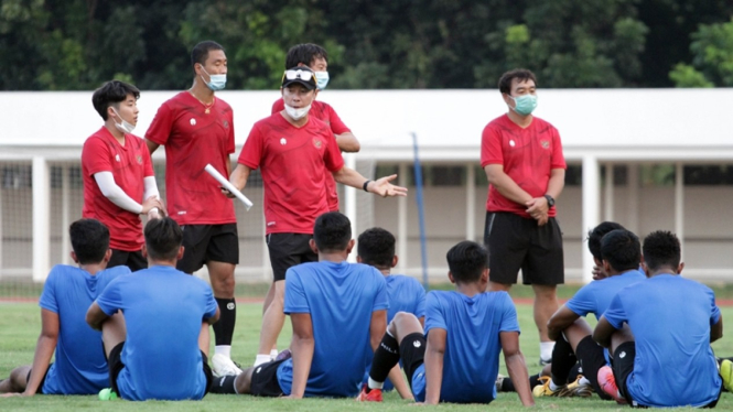 Latihan Timnas Indonesia U-19